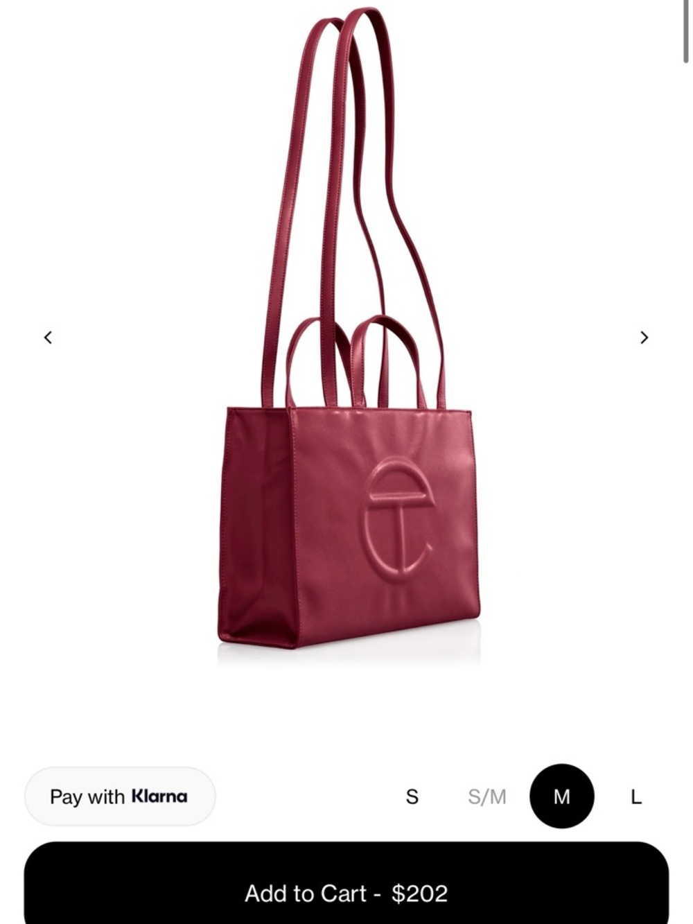 TALFAR - Medium Shopping Bag - Oxblood